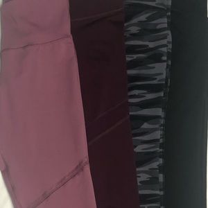 Old navy go-dry active leggings. Set of 4
